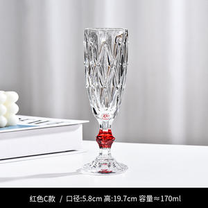 Coupe à vin en diamant Colonne romaine vintage Gobelet en relief Verres à <span class=keywords><strong>champagne</strong></span> à l'ancienne - Product Image 2