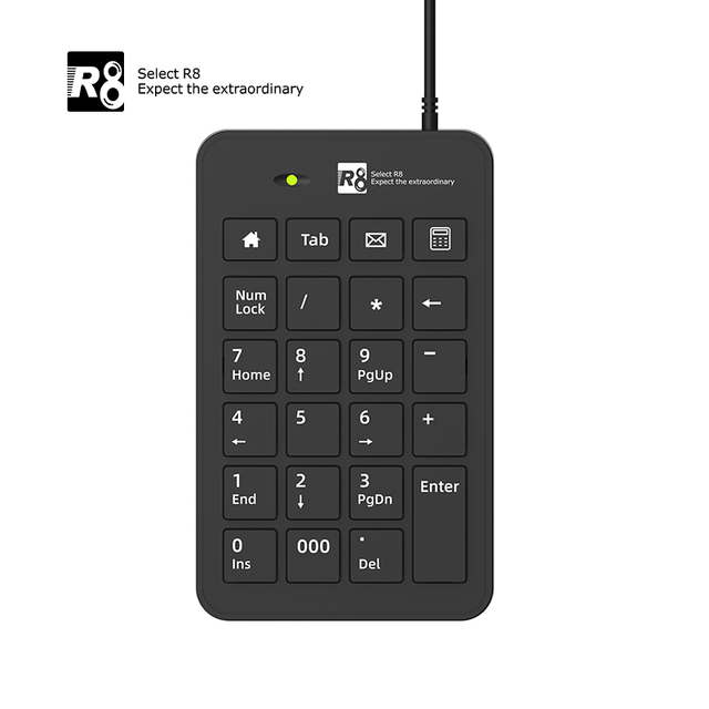OEM Custom Wholesale Hot Selling High-quality One Hand Computer Numeric Keypad