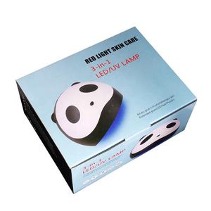 Mini <span class=keywords><strong>Flash</strong></span> Cure Nail LED Lamp Cajas de embalaje Caja de regalo de cartón rígido blanco de lujo con inserto de EVA blanco - Product Image 3