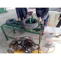 Populaire en Allemagne, machine à doubler les pneus, transformant 3-4 pneus en un seul pneu