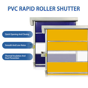 Porte rapide automatique à capteur radar en PVC, porte à enroulement rapide à grande vitesse, <span class=keywords><strong>prix</strong></span>, lavage de voiture, porte à grande vitesse en PVC - Product Image 2
