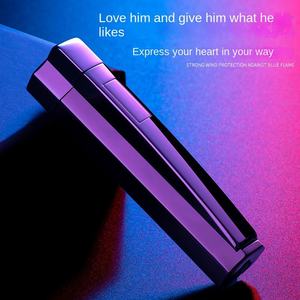 Ky nhãn tùy chỉnh Windproof Ajustable ngọn lửa máy bay phản lực khí bơm lại ưa thích xì gà ngoài trời kim loại nhẹ hơn ngọn đuốc - Product Image 5