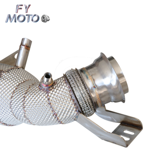 Tuyau d'échappement pour <span class=keywords><strong>AMG</strong></span> X290 <span class=keywords><strong>GT43</strong></span> GT50 GT53 / W213 E53 C257 CLS43 CLS53 / W167 GLE53 OPF / GPF avec bouclier thermique - Product Image 5