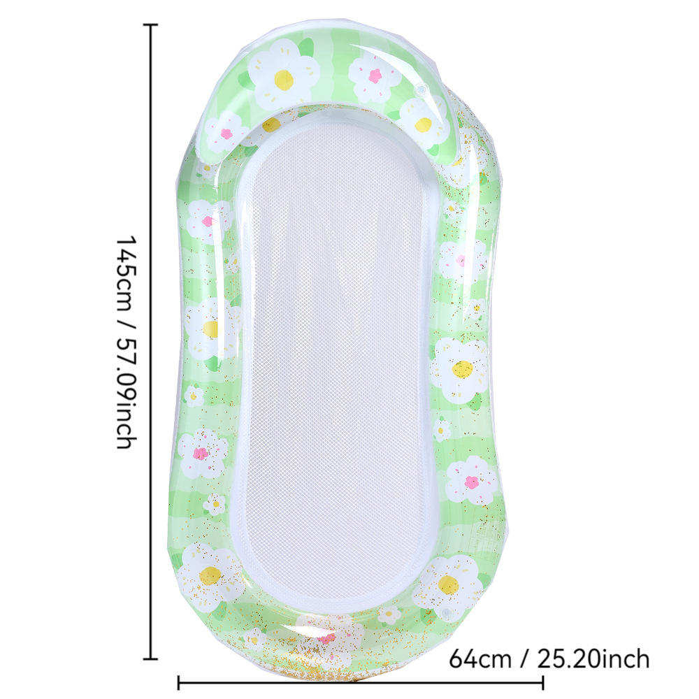 Sillón reclinable con flores de lima y lentejuelas