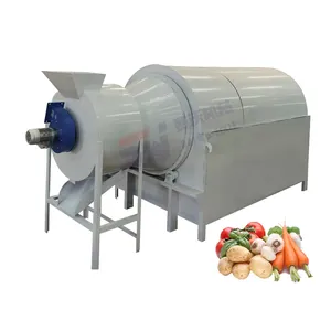 Mesin Pengering tepung, pemanas otomatis jenis Drum tapioka tepung jagung tepung gandum jagung