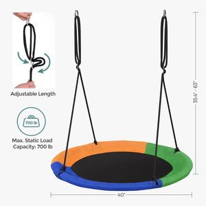 Ensemble de balançoire d'arbre intérieur et extérieur certifié CE pour aire de jeux pour soucoupes de patio pour enfants avec photos pour utilisation dans le jardin - Product Image 6