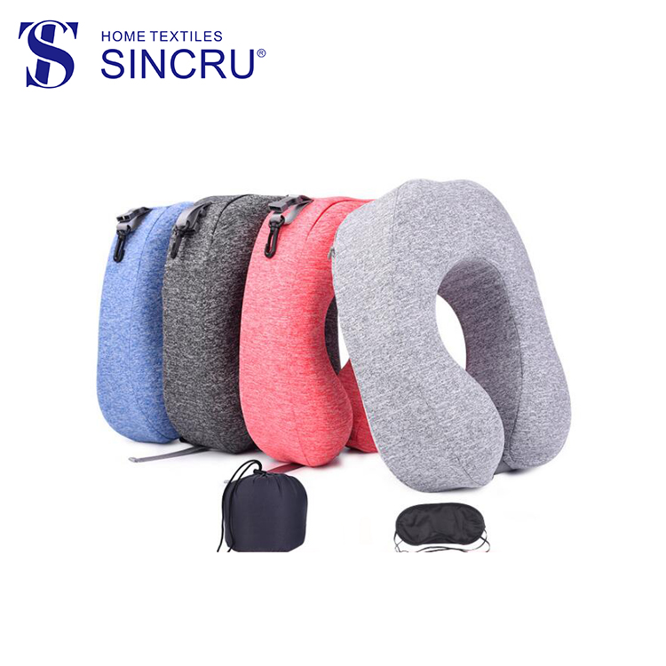 Пользовательские оптовая продажа u-образный пены памяти путешествия подушки шеи