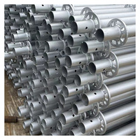 Barre transversale de coffrage en acier galvanisé Q235, galvanisation à chaud, 48,3x2,75mm, 600mm, taille personnalisée