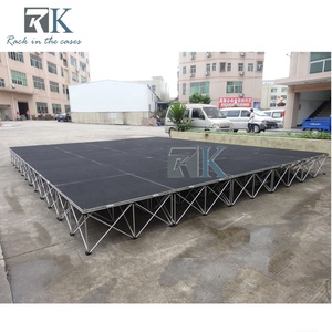 Plataforma de Escenario Portátil, Plataforma Antideslizante, Escenario Elevado de Aluminio - Product Image 3