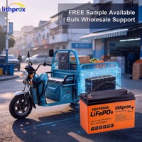 Batterie de véhicule de mobilité 12V150AH 1.8KWh LiFePO4 à cellules prismatiques avec protection contre les surcharges, alimentation fiable pour la mobilité médicale, certifiée UL CE