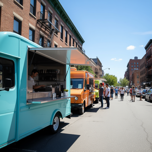 Fenêtre de service extérieure coulissante en alliage d'aluminium 60x36 pour camions de restauration, type American Lift 2 étages - Product Image 2