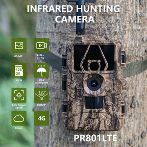 Extérieur Étanche 8K 60Mp Full Hd Cellulaire Panneau Solaire <span class=keywords><strong>Chasse</strong></span> <span class=keywords><strong>Camara</strong></span> 4G Lte Trail Caméra Faune Caméra Cellulaire - Product Image 3