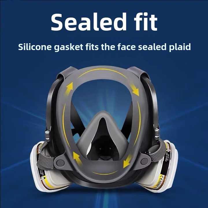 3M 6800 Full Face Silicone Respirator - Chemical Protection