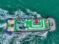 Grandsea, longueur 128 pieds, 87 tonnes, nouveau bateau de travail de type barge de démolition, remorqueur RSD, bateau de travail de type remorqueur, à vendre