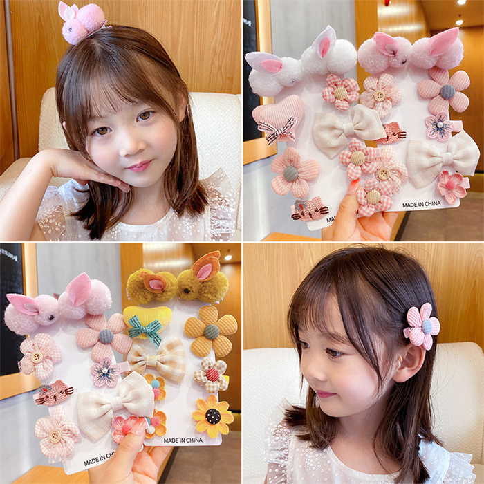 Детские комплекты аксессуаров для волос, заколки для волос для маленьких девочек, оптовая продажа 2022