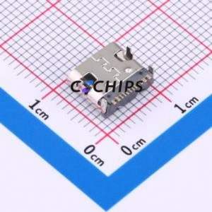 HC-TYPE-C-16P-3M2S USB Connector SMD Connector ( Connector Type: Type-C )( Gender: Female )( Mounting Type: Horizontal Mount ) - Product Image 2