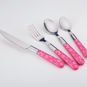 Chất lượng cao thời trang bộ đồ ăn Set, thép không gỉ bạc Set, phong cách dễ thương 4/24 muỗng và nĩa Bộ đồ ăn Set - Product Image 2