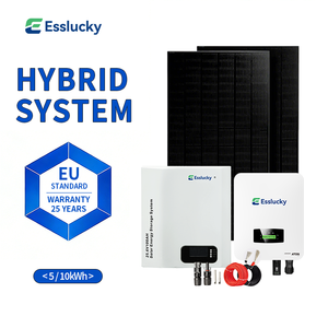 Kit complet de système solaire domestique 10 kW 15 kW 20 kW Batterie hybride 10 kWh 20 kWh 30 kWh 40 kWh Batteries au lithium - Product Image 6