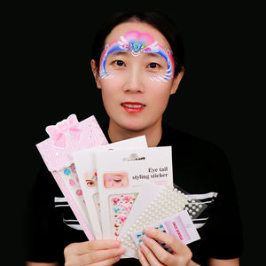 สติกเกอร์ติดเพชรกันน้ำ GP แบบมีกาวในตัว สำหรับตกแต่งตัว เล็บ แต่งหน้าสำหรับเด็ก <span class=keywords><strong>งาน</strong></span>เทศกาล DIY ตกแต่งใบหน้า - Product Image 6