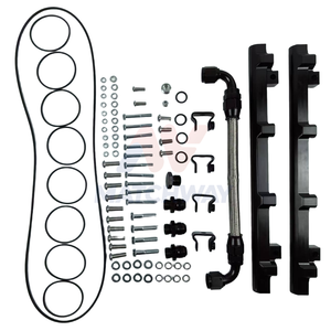ท่อร่วมไอดี MATCHWAY รุ่น Satin Aluminum LS <span class=keywords><strong>Lo</strong></span>-Ram EFI สำหรับเครื่องยนต์ GM LS3 พร้อมชุดรางน้ำมันเชื้อเพลิง - Product Image 6