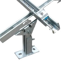 Supports de montage solaire en acier galvanisé de haute qualité, profilés en C, accessoires pour panneaux photovoltaïques
