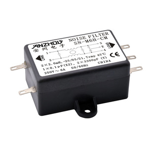 ตัวกรองสัญญาณรบกวน Anzhou รุ่น Sn-M6h-Cm แบบโหมดทั่วไป 250V 6A โมดูลกรองสัญญาณไฟฟ้า - Product Image 1