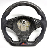 Volant de course BMW Série E pour E36 E39 E46 E60 E90 E92 E93 X5 E70, amélioration en fibre de carbone