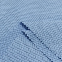 Vente directe d'usine, tissu en nylon tricoté à bulles, jacquard circulaire, lavable, séchage rapide, respirant, tissu pour t-shirt de sport pour homme