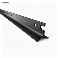 Piquet en acier noir thermolaqué de 2,04 kg/m, type Y, pour ferme