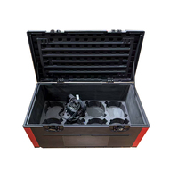 Boîtier de transport antichoc double couche pour projecteur PAR en PEHD, étanche et verrouillable, pour éclairage de scène, vente chaude
