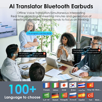 Écouteurs Bluetooth 2026 Q93 Traducteur IA pour 144 Langues