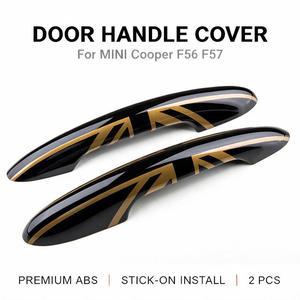 Pour MINI Cooper F56 F57 – Cache-poignée de porte adhésif, garniture sans clé, 2014-2023, motif Union Jack à carreaux, vente en gros pour Carwoman - Product Image 3