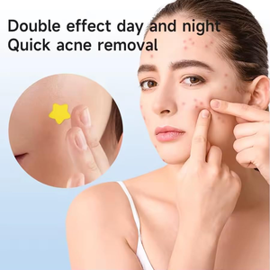 Parches Hidrocoloides de Cúrcuma para el Acné y las Espinillas con Vitamina E y Ácido Hialurónico para Hidratar y Curar la Piel Normal del Rostro - Product Image 4