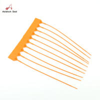 Label Segel Plastik Berbahan Kabel Zip Tie dengan Cetak Kustom, Berhias Manik-Manik, untuk Pakaian, Sepatu, Tas, Keamanan, Logo Merek