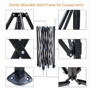 Tente <span class=keywords><strong>de</strong></span> stand d'exposition 10x10, auvent <span class=keywords><strong>pagode</strong></span> 3x3m, gazebo, auvent portable d'extérieur, best-seller à prix abordable - Product Image 5