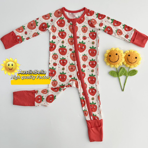 AustinBella pakaian tidur bayi keluarga dewasa kustom bambu pakaian tidur kotak-kotak pakaian Natal Halloween baju tidur Barat - Product Image 4