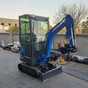 Producto caliente Euro 5 Diesel 1,2 Ton Mini Excavadora Maquinaria de tierra Empacadora compacta Agricultura Tipo sobre orugas Excavadora pequeña para la venta - Product Image 6