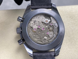 Luxury Super Quality Waterproof Mechanical Watch 42mm SM Factory Manual Movement Black Ceramic Chrono Skeleton Watch - Product Image 5