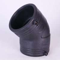 Raccord de tuyau en polyéthylène HDPE Raccord coudé à compression Coude de fusion électrique HDPE 45 degrés