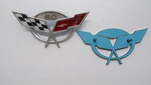 Phare de 50e anniversaire, 1 pièce, badge en aluminium pour <span class=keywords><strong>Chevrolet</strong></span> <span class=keywords><strong>Corvette</strong></span> <span class=keywords><strong>C5</strong></span> 50e anniversaire, 19207387 - Product Image 2