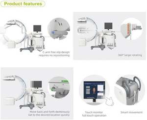 MEDSINGLONG Medical Digital Radiological 5.6kW Móvel C-braço Do Sistema Fluoroscopia C Braço Máquina Com Wifi, DSA, Angiografia - Product Image 5