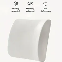 Prix usine mousse à mémoire de forme soutien lombaire oreiller soulagement des douleurs dorsales coussin orthopédique pour chaise de bureau et siège de voiture