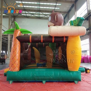 Winsun khỉ chủ đề <span class=keywords><strong>Inflatable</strong></span> nhà bị trả lại & nhảy lâu đài <span class=keywords><strong>Bouncer</strong></span> với 0.55mm bạt PVC thân thiện với môi cho trẻ em - Product Image 4