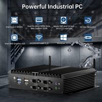 Mini-ordinateur industriel puissant, équipé de RAM DDR4 (prend en charge jusqu'à 32 Go de RAM), SSD M.2 NVME, 1 x emplacement Msata, Windows 11 Pro
