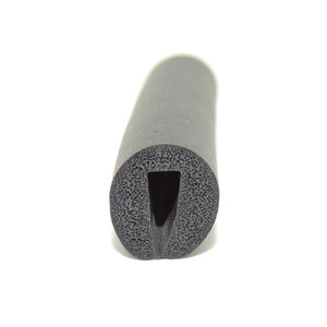 77575 D Type Semi Circular <b>Foamed</b> EPDM Rubber Sealing Strip For Cabinet Door Window Automotive <b>Electrical</b> Use - Product Image 3