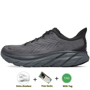 Zapatillas Deportivas Clifton para <span class=keywords><strong>Hombre</strong></span> y Mujer, <span class=keywords><strong>Bondi</strong></span> 8 9, Challenger <span class=keywords><strong>7</strong></span> Anthracite, Estilo Running y Caminata - Product Image 2