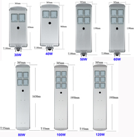 Lampe solaire LED 30W tout-en-un, étanche IP65, en aluminium, avec contrôleur solaire MPPT, certifiée RoHS, pour usage routier extérieur