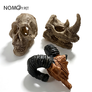 NOMOY PET Großhandel guten Preis Mini Größe Reptil Terrarium Landschaft Schafs kopf Harz Dekorationen NS-92 - Product Image 5