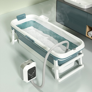 Nouvelle arrivée, <span class=keywords><strong>baignoire</strong></span> portable <span class=keywords><strong>en</strong></span> <span class=keywords><strong>plastique</strong></span> d'extérieur, indépendante avec couvercle, <span class=keywords><strong>baignoire</strong></span> pliante <span class=keywords><strong>en</strong></span> PVC, <span class=keywords><strong>baignoire</strong></span> pliante pour adultes - Product Image 5