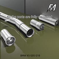 Pour BMW X5 G05 3.0T nouveau système d'échappement Cat Back haute Performance tuyau d'échappement mi-queue en acier inoxydable
